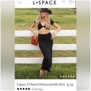 LSpace X Hanna Montaza Isla SET- skirt & top